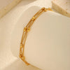 Chic Three-layer Rice Bead Round Anklet for Women,Gold Color Stainless Steel Snake Chain Anklets,Summer Vacation Jewelry Gift - Image 4