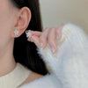 Dainty Flower Stud Earrings for Women Piercing Cartilage Ear Ring Cute Zircon Gold Color Women's Aesthetic Jewelry Gift - Image 2
