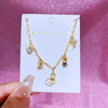 Mix Design Fairy Tales Girl Pendant Necklace Gold Color Plated Women Chain Jewelry - Image 1