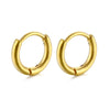 Men's Earrings Geometric Polygonal Stainless Steel Ear Buckle Ring Women Chic Earring Small Hoop Punk Party Ear Jewelry - Image 26