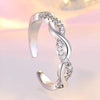 Silver Ring Sparkle Zircon for Women Rings Wedding Jewelry Accessories Party Gift - Image 2