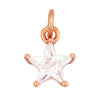 Cute Colourful Star Snowflake Sun FLowers Gold Charm Pendant, Cubic Zirconia CZ Paved,Jewelry Necklace Accessories - Image 14