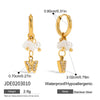 Elegant Water Drop Imitation Pearl Pendant Long Earrings With Star Heart Jewelry Accessory For Womens - Image 12