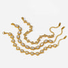 Sparkling Oval Zirconia Tennis Chain Bracelet Gold Plated Stainless Steel Dainty Chain Jewelry for Women Gift - Image 6