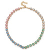 6mm Zirconia Claw Setting Bracelet and Necklace Sets Crystal Colorful Choker Jewelry - Image 27