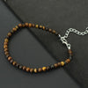 Boho Handmade Stone Anklet Women 4mm Tiger Eyes White Howlite Beads Foot Chain Summer Beach Vacation Leisure Accessories - Image 1