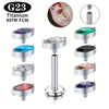 1Pcs Titanium Piercing CZ Gem Internally Threaded Labret Monroe Lip Ring Tragus Nail Helix Earring Stud 16G Body Jewelry - Image 4