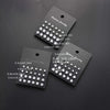 Geometric Six-Claw Heart-Shaped Crystal Zircon Basic Set Ear Studs Vintage Elegant 36 Pairs Unisex - Image 4