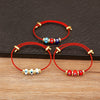 Adjustable Turkish Evil Eye Rope Bracelet in Multiple Colors - Image 4