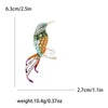 Classic Rhinestones Birds Brooches for Women Unisex Pearls Animals Pins Banquets Party Backpack Gifts Jewelry Accessories - Image 5