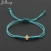 Colorful Woven Rope String Bracelet Boho Cross Charm Bracelets for Women Girls Handmade Jewelry Lucky Gift - Image 25