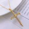 Men Women Hip Hop Zircon Cross Shiny Pendant Stainless Steel Necklace Charm Bling Necklaces Jewelry Gifts - Image 13