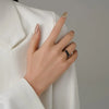 Mother Of Pearl Ring Signet Ring Dainty Bar Beautiful Gift For Her Him Staple Jewelry - Image 4