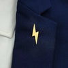 Simple Lightning Shape Brooch Pin for Men Women Unisex Stainless Steel Metal Brooches Jewelry Accessories - Image 6