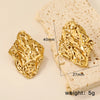 Shell Water Drop Golden Imitaiton Pearl Women Stud Earrings Stainless Steel Heart Female Earring Elegant Jewelry Gifts - Image 9