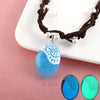 A Girl 1Pcs Moana Necklace Cosplay Handmade Braided Leather Rope Necklace for Women Girl Jewelry Prop Accessories - Image 1