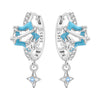 Silver Colorful Love Satellite Drop Earrings Women Earrings Charm Versatile Party Jewelry Gifts - Image 7