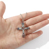 Y2K Heart Cross Pendant Necklace Pink Crystal Egirl Sweet Cool Clavicle Chain Necklaces Aesthetic Party Jewelry Gifts - Image 5