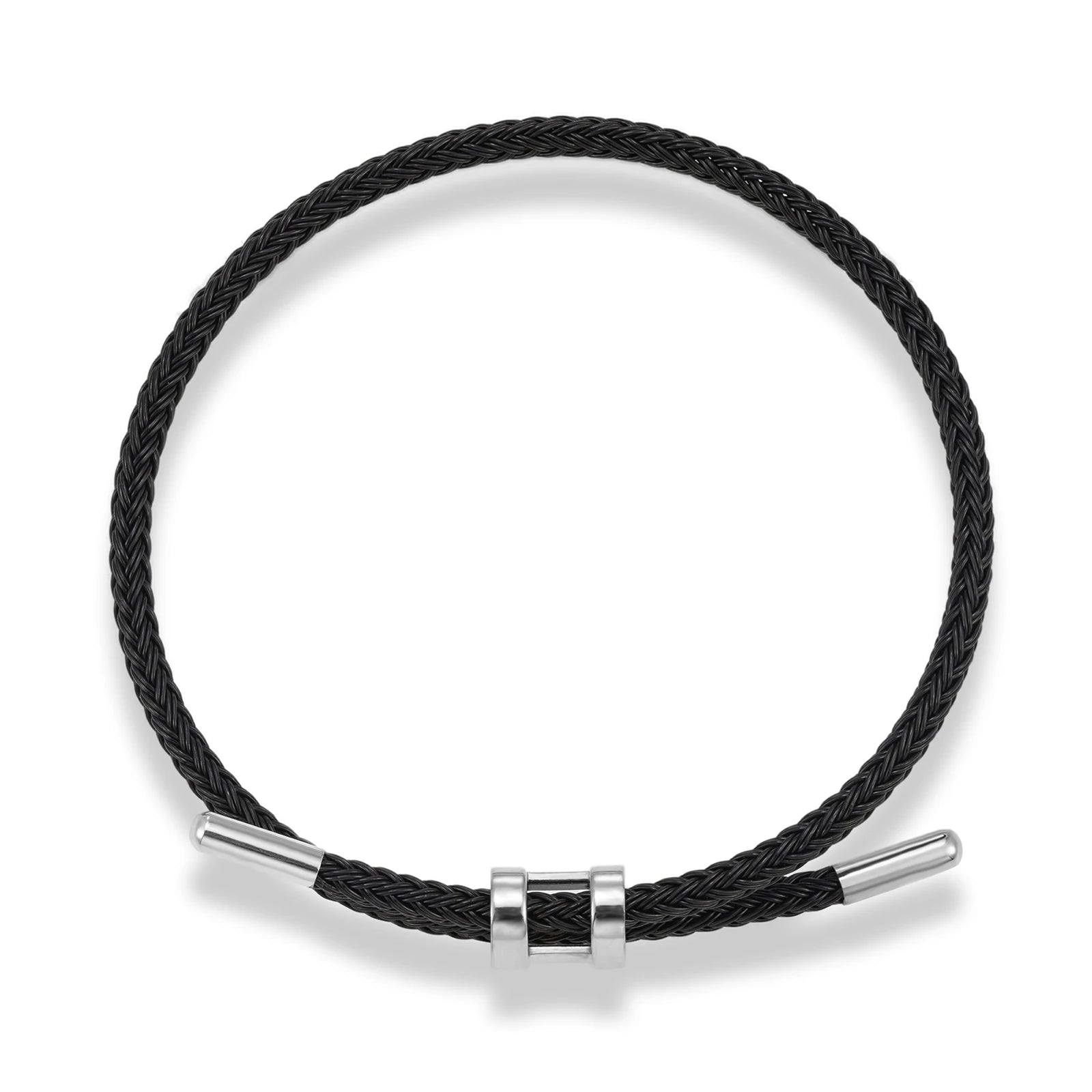 Multicolor Handmade Bracelet for Women Men Adjustable Stainless Steel Wire Rope Couple Jewelry Gift - Image 1