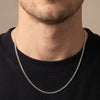 45/50/55/60/65/70/80cm Silver Gold Color Link Chain Classic Necklace for Men, Stainless Steel Daily Jewelry Gift - Image 3