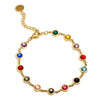 Colorful Bejeweled Bangle Popularity TS Stainless Steel Bracelets for Women 12 Birthstones Rainbow Crystal Chain Jewelry - Image 9