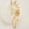 9 Pcs Simple Zircon Ear Cuffs Non-Piercing for Women Dainty Gold Color Clip On Cartilage Earrings Hoop Cuffs Fake Earing Jewelry - Image 4