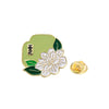 Cartoon Flower Enamel Pin Lapel Brooch Rose Star Flare Violet Peach Blossom Peony Lotus Rose Osmanthus Badge Jewelry Friend Gift - Image 29