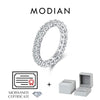 Dazzling Eternity Band Rings Silver Stackable Ring For Women Jewelry - Image 7