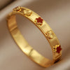 316L Stainless Steel Metal Classic Flower Bangles for Women Jewelry Delicate Bowknot Bracelets Accessories - Image 15