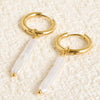 Pearl Dangle Earrings For Women Men Accessories Stainless Steel Hoop Earring Jewelry Piercing Starfish Turtle - Image 23