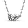 Silver Pendant Necklaces, Tree of Life, Moon Star, Bowknot, Heart Zircon Chain, Women Jewelry Gifts - Image 4