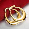 Geometric Metal Hoop Earrings for Women Gold Color/Silver Color Lady's Ear Earrings Daily Wear Versatile Jewelry - Image 29