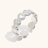 La. Muses Mini Round Bead Edge Love Stainless Steel Women's Open Ring Pvd Gold Plated Romantic Jewelry Gift - Image 8