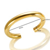 Stainless Steel Gold Color Thick Tube Open Bangle For Women Girl Hiphop Cuff Bracelet Jewelry - Image 7