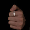 Silver Letters Seven Kinds Of Virtue Faith Charity Prudence Justice Fortitude Hope Temperance Opening Rings - Image 4