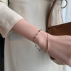 Accessories for Women Crystal Charm Bracelets for Women Gold Color Beaded Chain Double Layered Adjustable Bracelet Jewelry Gift - Image 2