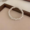 Simple Retro Imitation Pearls Bracelet For Women Stretch Acrylic Bead Men Bracelet Party Jewelry Pearl Wristband Gift - Image 9