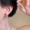 1Pc Colourful Star Tassel Ear Cuff Stud for Women Stainless Steel Earring Sweet Versatile Party Jewelry Gift - Image 3