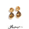 Stainless Steel K9 Crystal Drop Earrings Stainless Steel Dual Layer Jewelry - Image 1