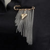 Exaggerate Long Tassel Chain Brooch Women Handmade Beaded Many Layer Chain Multi Functional Fixed Pin Pants Clothes Decor - Image 4