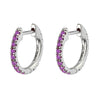 Crmya Gold Plated Drop Hoop Earrings For Women Piercing Purple CZ Zircon Women's Dangle Earrings Jewelry - Image 25