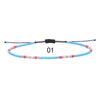 Boho Women Glass Beads Woven Anklet Beaded Bracelet On The Leg Beach Barefoot Foot Jewelry Handmade Rope Thread Weaving Braid - Image 13