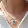 Minimalist Pendant Women's Necklaces Cross Leaf Silver Color Knot Design Female Neck Jewelry Infinity Multilayers Collares - Image 16