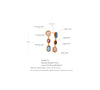 Geometric Drop Earrings with Stainless Steel Posts in Gold-Tone or Silver-Tone - Image 14