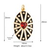Shining Moon Star Sun Tellurion Celestial Compass Charm Pendant Gold Colour, Jewelry Necklace Bracelet Making Supply - Image 15