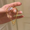 Stainless Steel Bracelet Jewelry Minimalist Zircon Charm Blade Chain Women’s Bracelet Accessories - Image 5