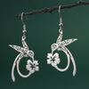 Hollow Hummingbird Stainless Steel Earrings Animal Pendant Women's Wealth Jewelry Gift Pendant Party Gift - Image 1
