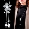 Vintage Geometric Crystal Necklace Pendant For Women Sweater Chain Long Necklace Girl Collar Jewelry - Image 19