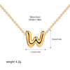Tiny Gold Color Bubble Balloon Initial Letters Charms Chocker Necklaces for Women Single Alphabet Chains Personalized Jewelry - Image 10