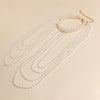 Imitation Pearl Tassel Shoulder Chain Bridal Body Jewelry - Image 6